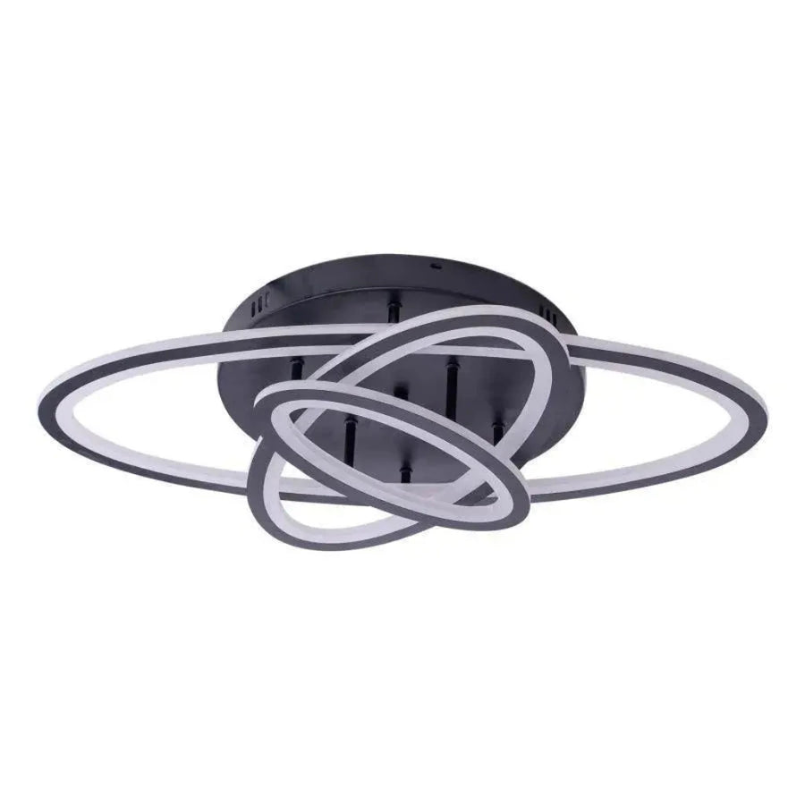 Lampadario a LED con telecomando TIANA 78W, 3 Ellissi, Luce Fredda/Calda/Neutra, Dimmerabile, Nero Lampadari a LED con telecomando Titolo predefinito Alessandro Design