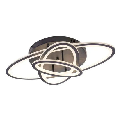 Lampadario a LED con telecomando TIANA 78W, 3 Ellissi, Luce Fredda/Calda/Neutra, Dimmerabile, Nero Lampadari a LED con telecomando Titolo predefinito Alessandro Design