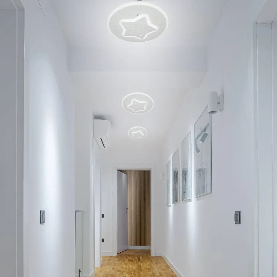 Lampadario LED HEATH STEA, 35W, Diametro 20cm, Luce Neutra, Lampadari LED Applicati Bianchi Titolo predefinito Alessandro Design