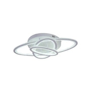 Lampadario a LED con telecomando TIANA 78W, 3 Ellipse, Luce Fredda/Calda/Neutra, Dimmerabile, Lampadario a LED Bianco con telecomando Titolo predefinito Alessandro Design