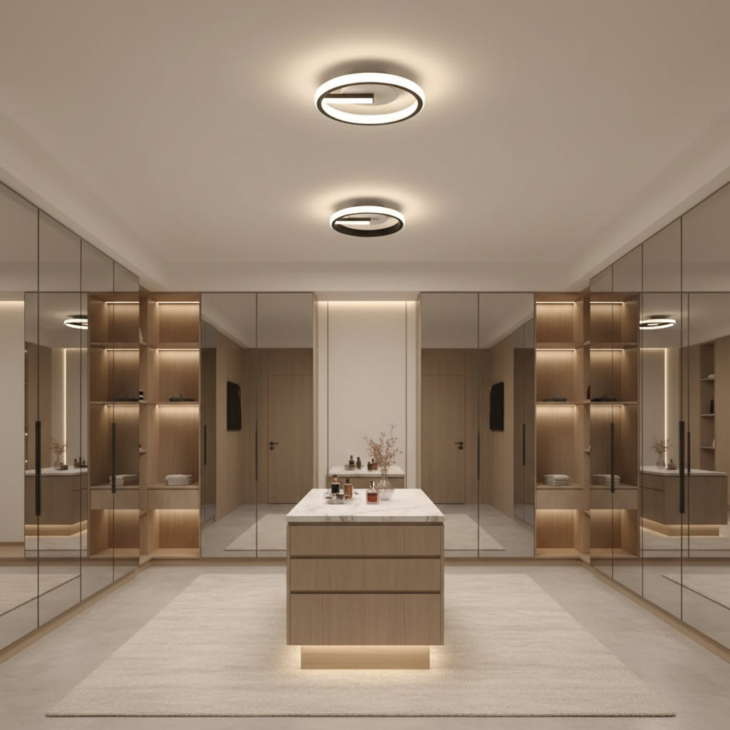 Lampadario LED VICTORIA 19W, Rotondo, Luce Fredda/Calda/Neutra, Nero, Bianco Lampadari LED applicati Titolo predefinito Alessandro Design