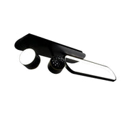 Lampadario LED MEISSUN 44W, Lineare, Luce Fredda/Calda/Neutra, Lampadario LED Nero Titolo predefinito Alessandro Design
