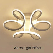 PANZEA Lampadario LED 36W, luce Fredda/Calda/Neutra, Bianco