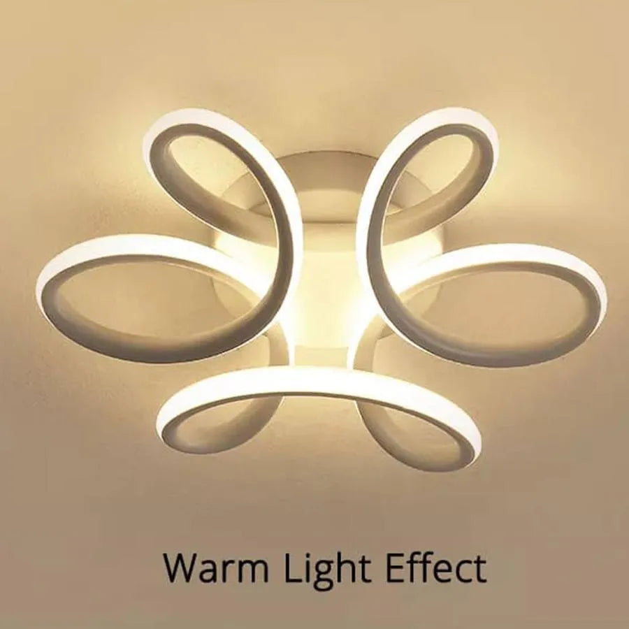 PANZEA Lampadario LED 36W, luce Fredda/Calda/Neutra, Bianco