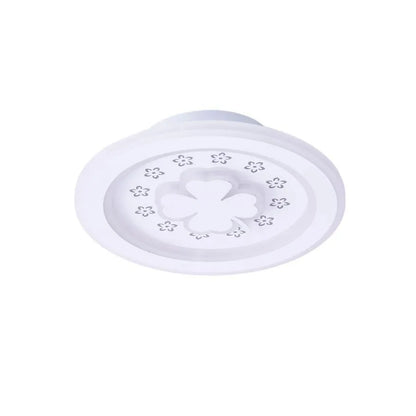 CLOVER LED RGB PINK 24W Lampadario, Luce Fredda/Calda/Neutra, Bianco Titolo predefinito Alessandro Design