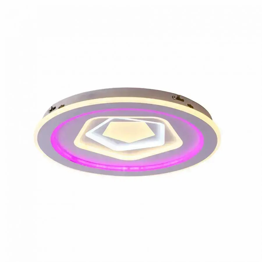 Lampadario a LED con telecomando MEIRA RGB, 180W, Luce Fredda/Calda/Neutra, Dimmerabile, Lampadari a LED bianchi con telecomando Titolo predefinito Alessandro Design