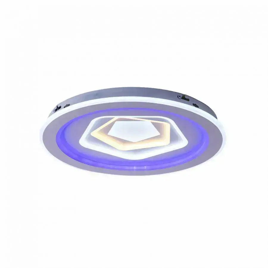 Lampadario a LED con telecomando MEIRA RGB, 180W, Luce Fredda/Calda/Neutra, Dimmerabile, Lampadari a LED bianchi con telecomando Titolo predefinito Alessandro Design