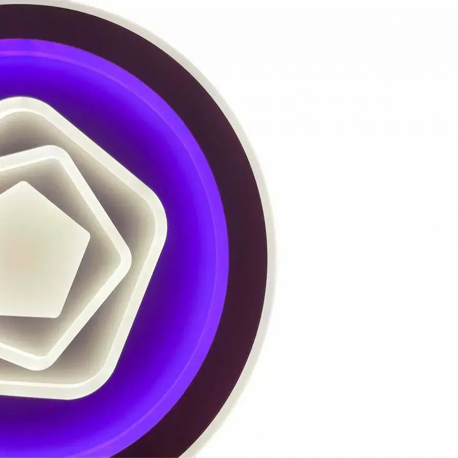 Lampadario a LED con telecomando MEIRA RGB, 180W, Luce Fredda/Calda/Neutra, Dimmerabile, Lampadari a LED bianchi con telecomando Titolo predefinito Alessandro Design