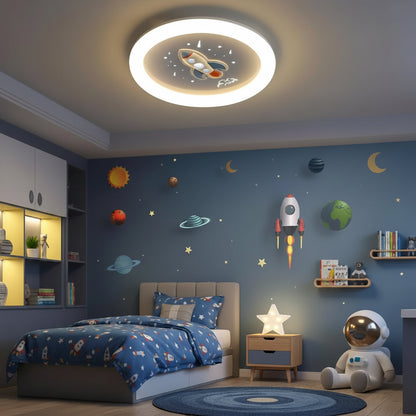 Lampadario LED ROCKET 49W, Diametro 49cm, Luce Fredda/Calda/Neutra, Bianco Blu Lampadari per bambini Titolo predefinito Alessandro Design