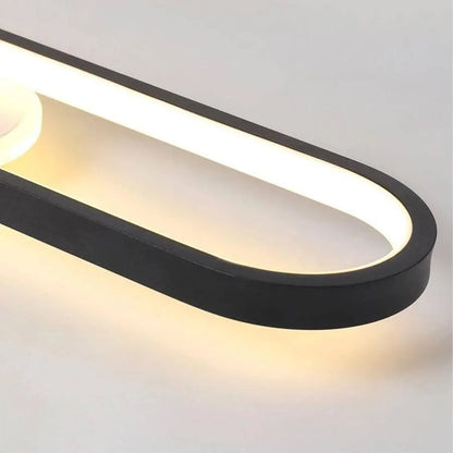 Lustra LED Ruby 40W Alb Negru Lustra LED Default Title Alessandro Design