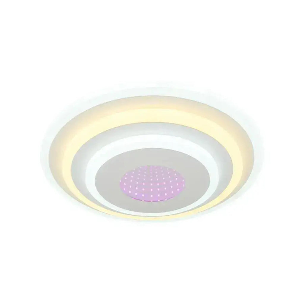 Lampadario LED NIVARA 3D 20W, Diametro 30cm, Luce Fredda/Calda/Neutra, Lampadari LED Applicati Bianchi Titolo predefinito Alessandro Design