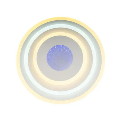 Lampadario LED NIVARA 3D 20W, Diametro 30cm, Luce Fredda/Calda/Neutra, Lampadari LED Applicati Bianchi Titolo predefinito Alessandro Design