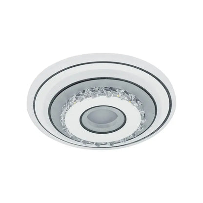 Lampadario LED in cristallo SERILDA 40W, Diametro 20cm, Luce Fredda/Calda/Neutra, Bianco