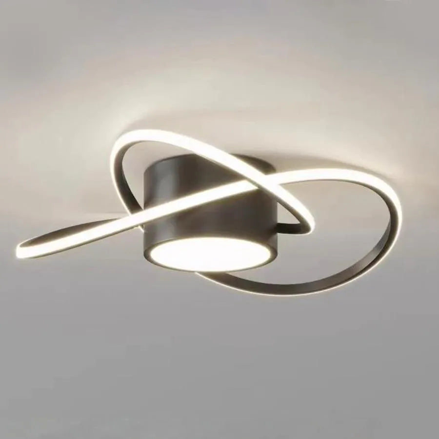 Lampadario LED MIMA 30W, Luce Fredda/Calda/Neutra, Lampadari LED Nero Titolo predefinito Alessandro Design