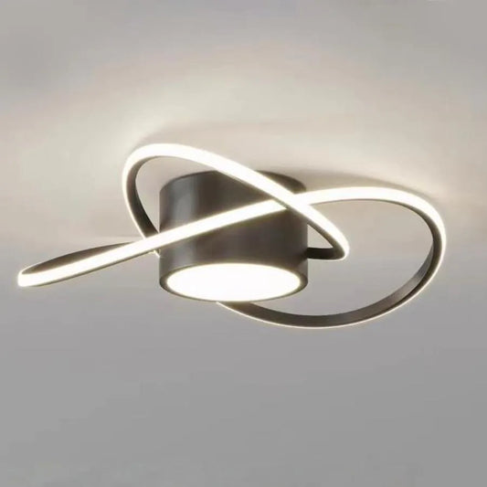 Lustra LED MIMA 30W, lumina Rece/Calda/Neutra, Negru Lustre LED Default Title Alessandro Design