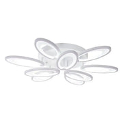 Lampadario LED con telecomando SUNFLOWER 98W, 9 Elementi, Luce Fredda/Calda/Neutra, Dimmerabile, Lampadari LED Bianchi con Telecomando Titolo predefinito Alessandro Design