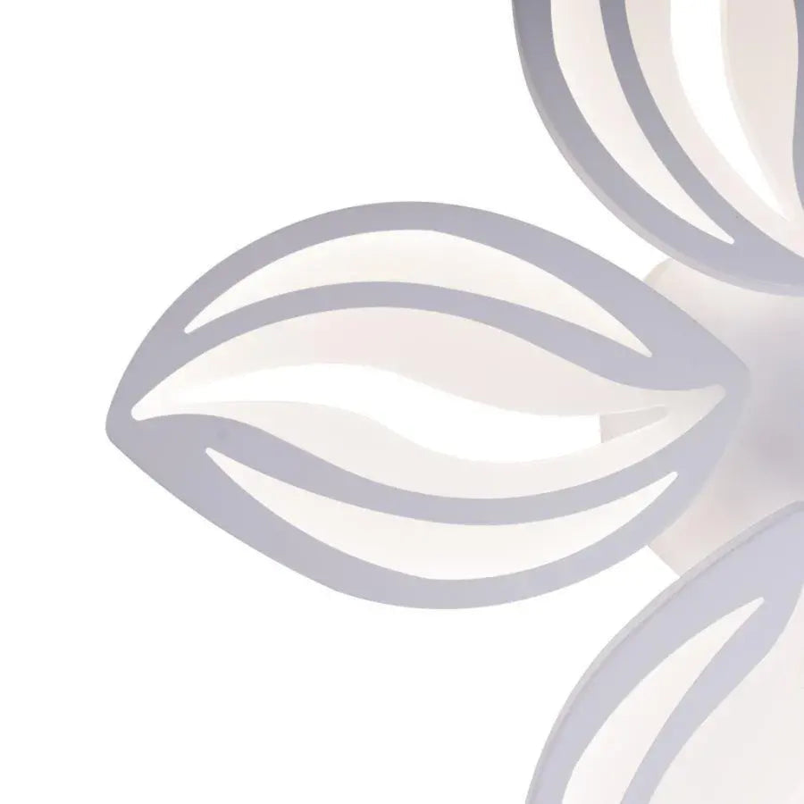 Lampadario a LED con telecomando ORCHID 66W, 5 Petali, Luce Fredda/Calda/Neutra, Dimmerabile, Lampadario a LED Bianco con telecomando Titolo predefinito Alessandro Design