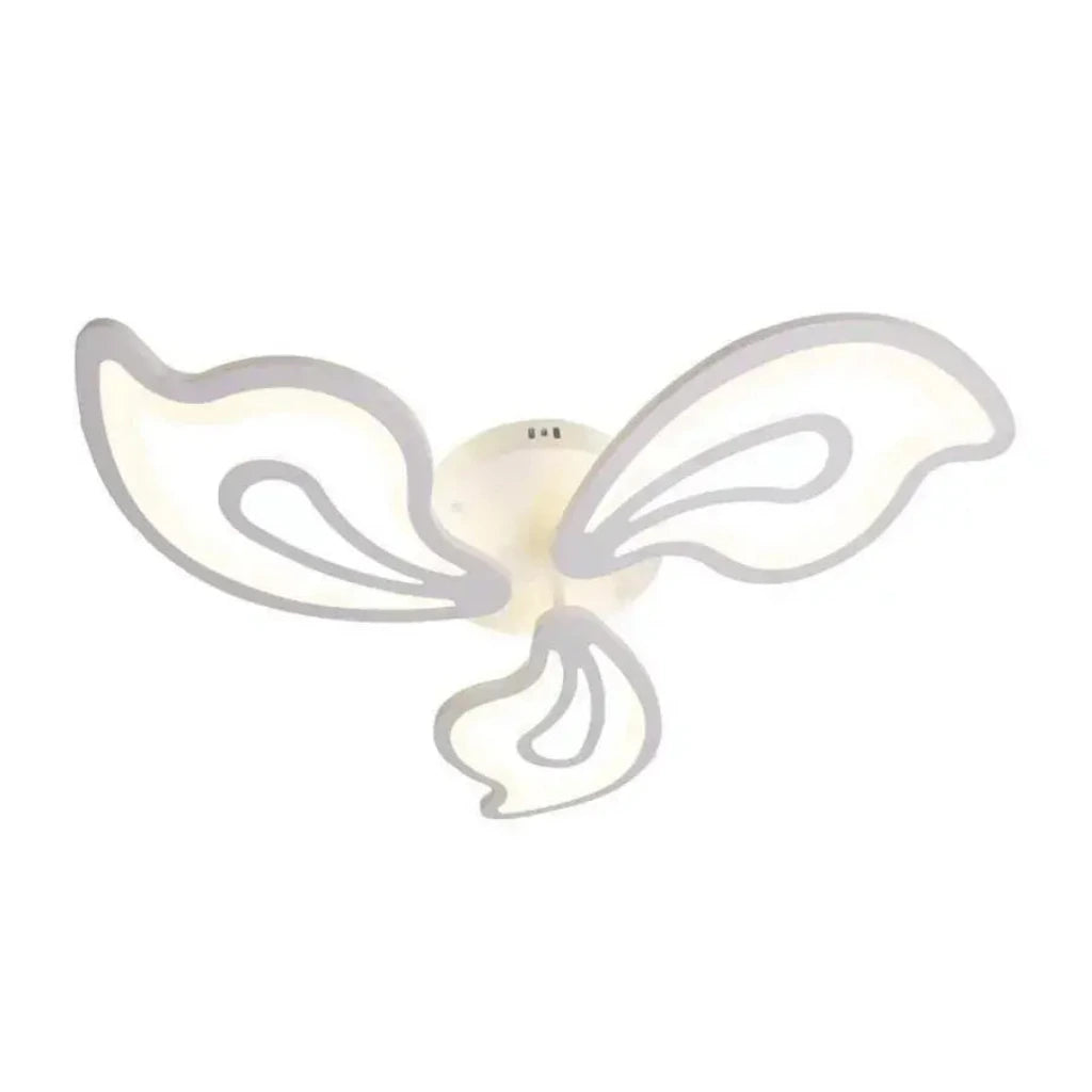 Lampadario a LED con telecomando GLORIOSA 40W, 3 Petali, Luce Fredda/Calda/Neutra, Dimmerabile, Lampadario a LED Bianco con telecomando Titolo predefinito Alessandro Design