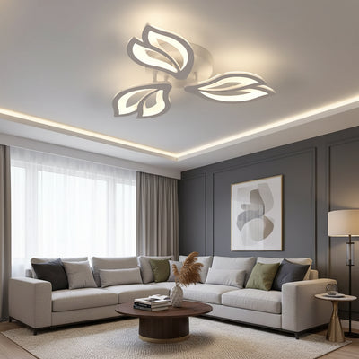 Lampadario LED con telecomando LILY 40W, 3 Elementi, Luce Fredda/Calda/Neutra, Dimmerabile, Bianco