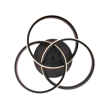 Lampadario LED con telecomando VECTOR VORTEX 96W, 3 Elementi, Luce Fredda/Calda/Neutra, Dimmerabile, Nero Lampadari LED con Telecomando Titolo predefinito Alessandro Design