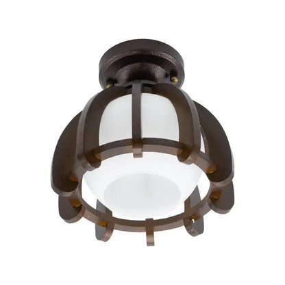 Lampadario Mina, 1xE27, Marrone con lampadari classici bianchi, legno e vetro Titolo predefinito Alessandro Design