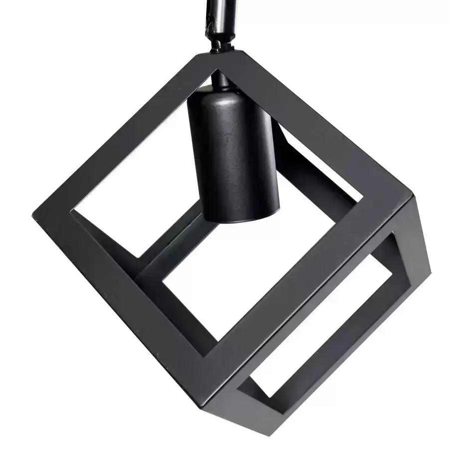 Lampadario FORMA CUB -STRUKTUR Trio, 3xE27, Nero, Metallo Lampadari Industriali Titolo predefinito Alessandro Design