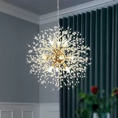 Candelabru Cristal Schönbrunn, 12x G9, Diametru 60cm, Auriu Lucios, Inaltime Reglabila Candelabre Moderne Default Title Alessandro Design