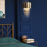 BLOIS Piccolo Cristal Lampadario, 2xE14, Lampade da parete per interni predefinite in oro Titolo Alessandro Design