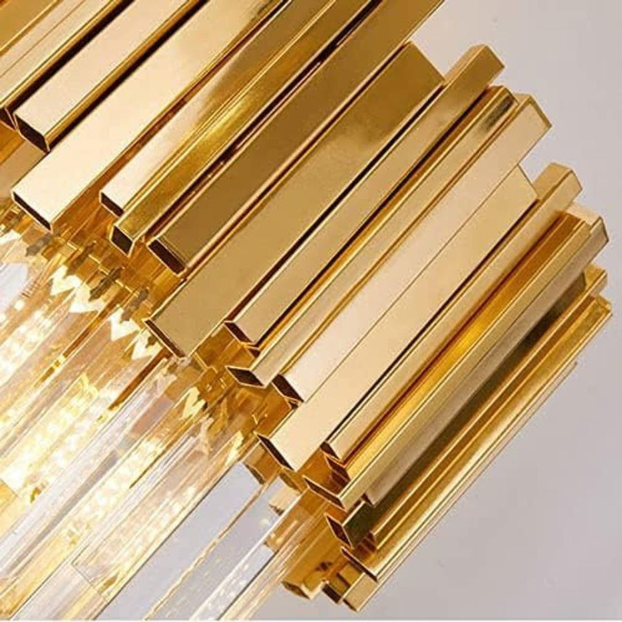 BLOIS Piccolo Cristal Lampadario, 2xE14, Lampade da parete per interni predefinite in oro Titolo Alessandro Design