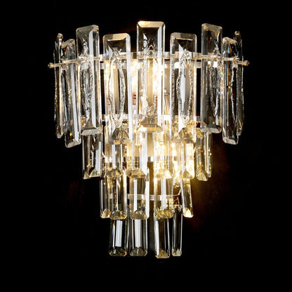 Lampada da parete Cristal BELMONTE, 3x E14, Trasparente Lampada da parete per interni Titolo predefinito Alessandro Design