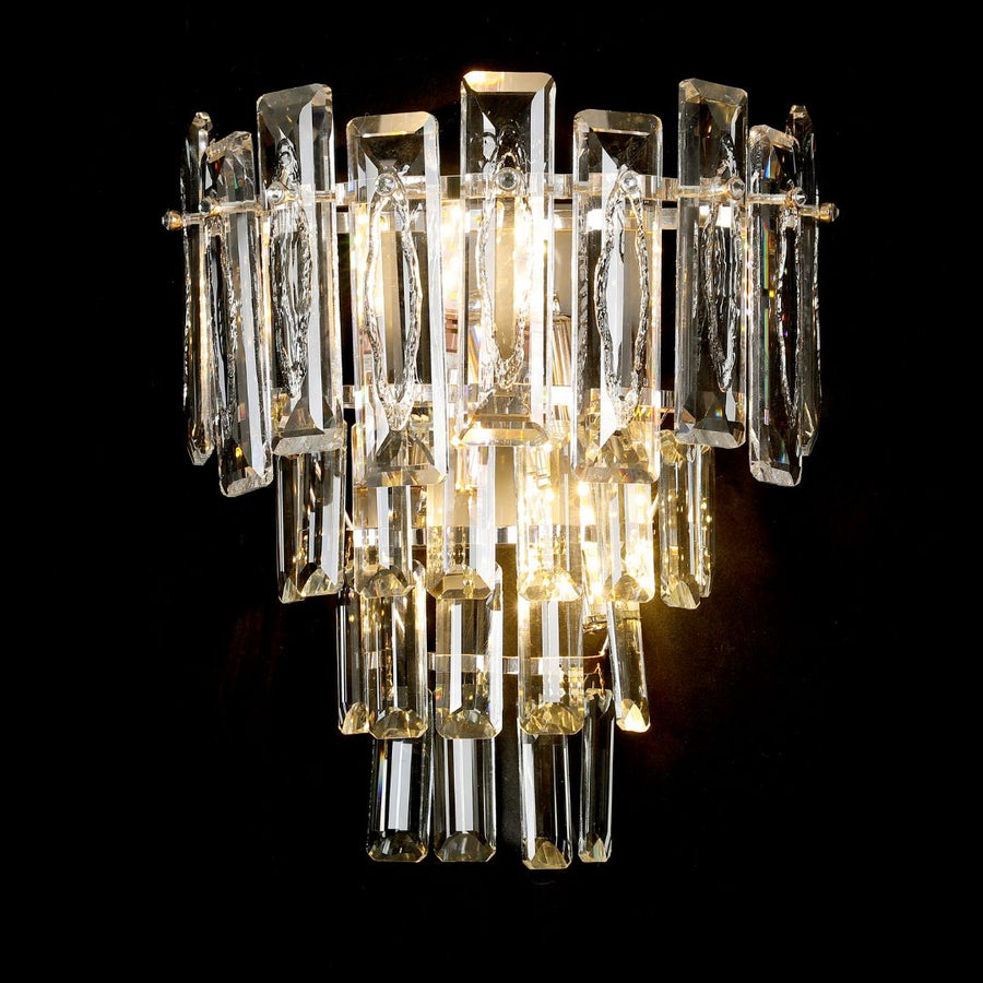 Lampada da parete Cristal BELMONTE, 3x E14, Trasparente Lampada da parete per interni Titolo predefinito Alessandro Design