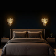 Lampada da parete Cristal BELMONTE, 3x E14, Trasparente Lampada da parete per interni Titolo predefinito Alessandro Design
