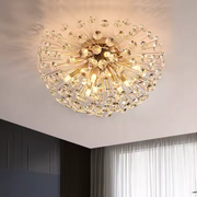 Lampadario di cristallo MINUE, 4x G9, diametro 35 cm, Lampadari di cristallo oro lucido Titolo predefinito Alessandro Design