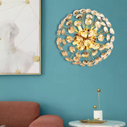Lampadario di cristallo MINUE, 4x G9, diametro 35 cm, Lampadari di cristallo oro lucido Titolo predefinito Alessandro Design
