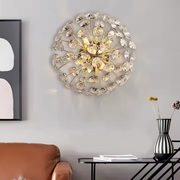 Lampadario di cristallo MINUE, 4x G9, diametro 35 cm, Lampadari di cristallo oro lucido Titolo predefinito Alessandro Design