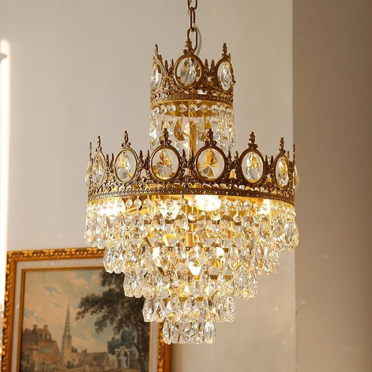 Lampadario di Cristallo REGALITE Petito, 8XE14, Diametro 45 cm, Oro Lucido, Altezza Regolabile Lampadari di Cristallo Titolo predefinito Alessandro Design