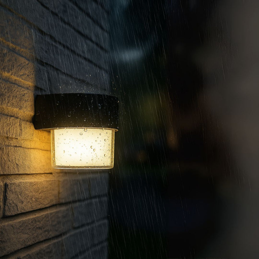 MIRA Applique da Esterno LED, 1 Sorgente Luminosa, Luce Calda, Applique da Esterno Nero Titolo predefinito Alessandro Design