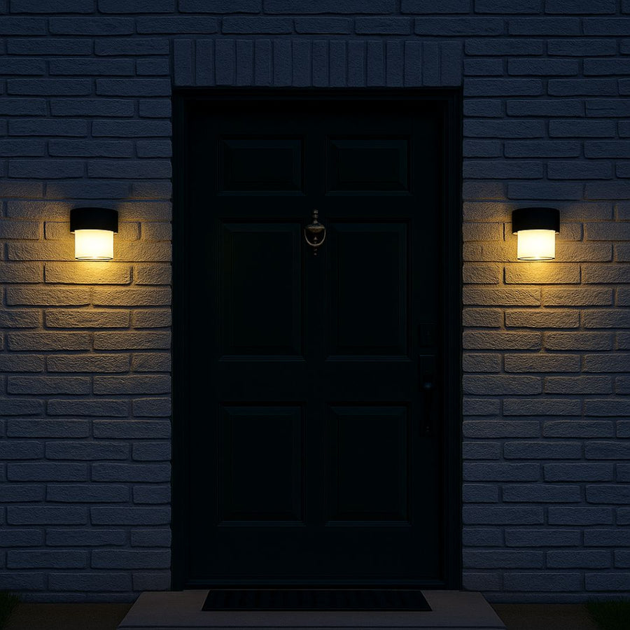 MIRA Applique da Esterno LED, 1 Sorgente Luminosa, Luce Calda, Applique da Esterno Nero Titolo predefinito Alessandro Design