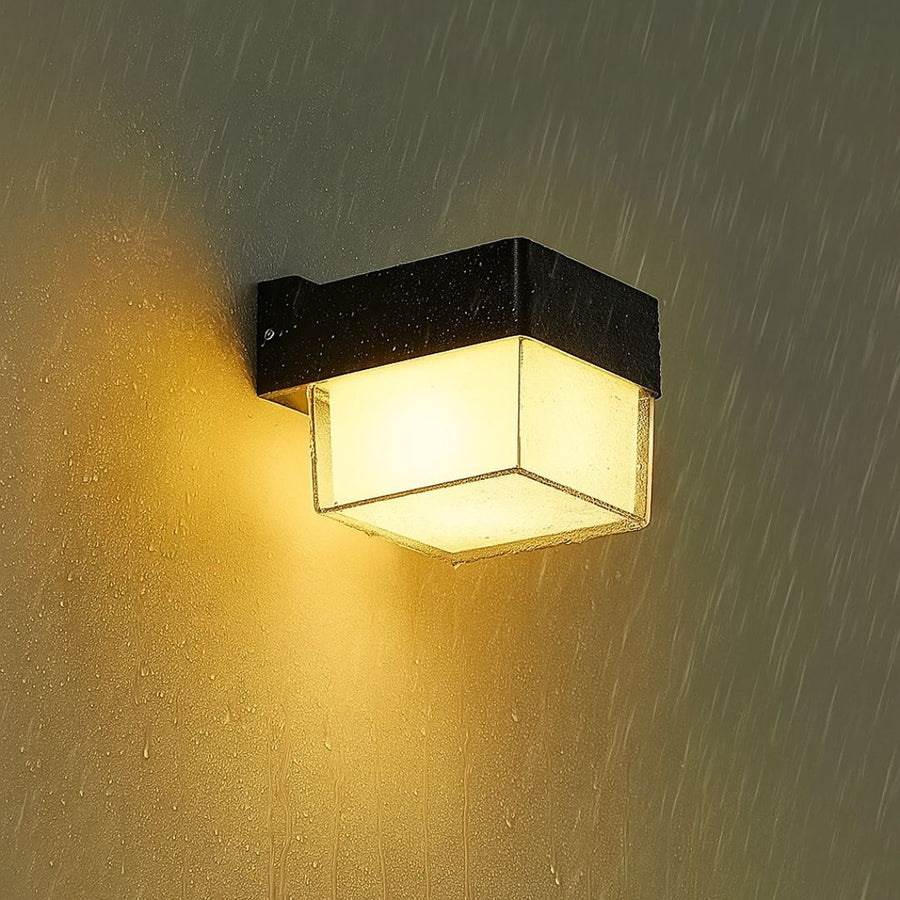 Aplica LED Exterior AMIRA, 1 Sursa de lumina, Lumina Calda, Negru Aplice de Exterior Default Title Alessandro Design