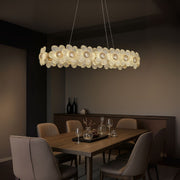 Lampadario in cristallo Cadenza Allegro, 80 W, luce calda/neutra/fredda, altezza regolabile, lampadari in cristallo color oro Titolo predefinito Alessandro Design