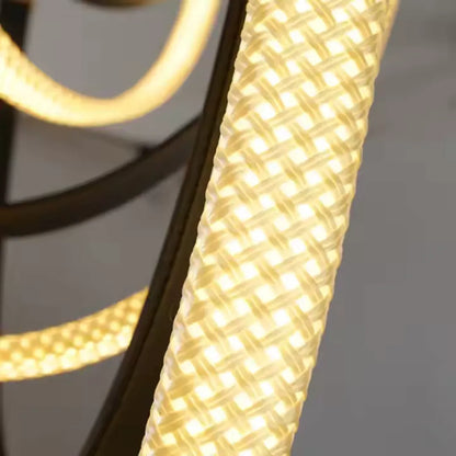 Lampadario Moderno, LED, ARIA Largo, 31W, Luce Calda, Nero Lampadari Moderni Titolo predefinito Alessandro Design