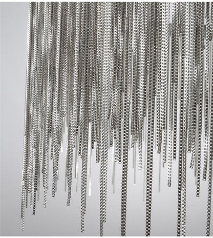 Lampadario LED a sospensione con telecomando ILLUMINA MAGNUS, 20W, Luce Fredda/Calda/Neutra, Dimmerabile, Candelabro Moderno Argento Titolo predefinito Alessandro Design