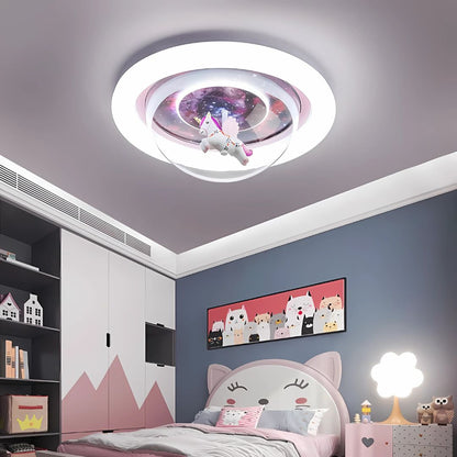Lampadario LED UNICORN, 60W, 50cm, Luce Fredda/Calda/Neutra, Rosa Lampadari per bambini Titolo predefinito Alessandro Design