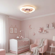 Lampadario LED UNICORN, 60W, 50cm, luce Fredda/Calda/Neutra, Rosa