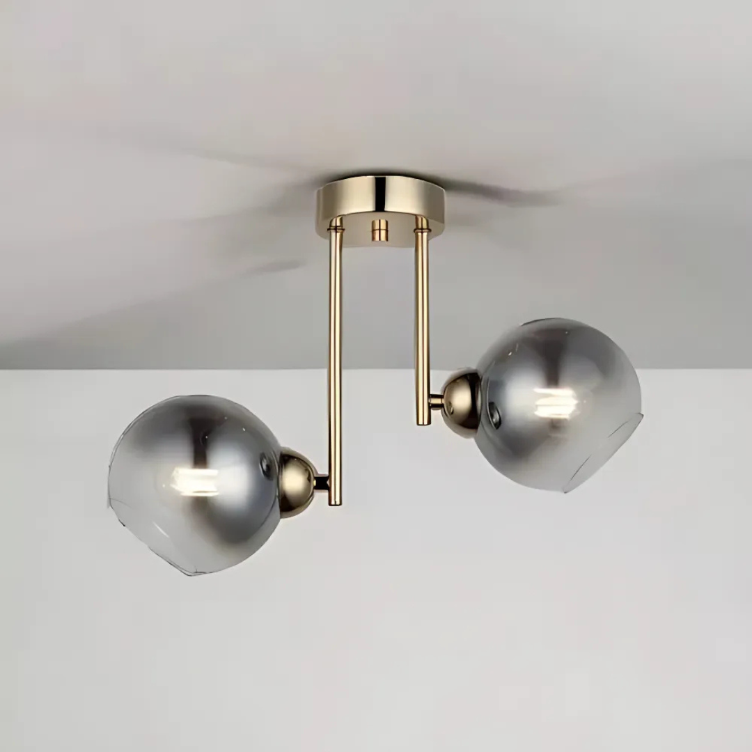 Lampadario moderno MODUS, 2x E27, Oro, Metallo Lampadari moderni Titolo predefinito Alessandro Design