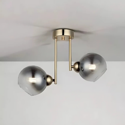 Lampadario moderno MODUS, 2x E27, Oro, Metallo Lampadari moderni Titolo predefinito Alessandro Design