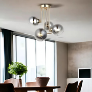 Lampadario moderno MODUS a lampadina, 4x E27, Oro, Metallo Lampadari moderni Titolo predefinito Alessandro Design
