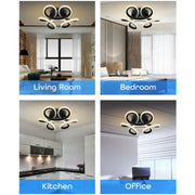 Lampadario LED VERTEX HELIX, 65W, Luce Fredda/Calda/Neutra, Lampadari LED Neri Titolo predefinito Alessandro Design