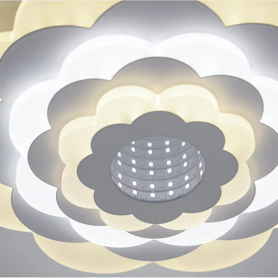 Lampadario LED NEXA 3D, 20W, Diametro 24cm, Luce Fredda/Calda/Neutra, Lampadari LED Bianchi Titolo predefinito Alessandro Design