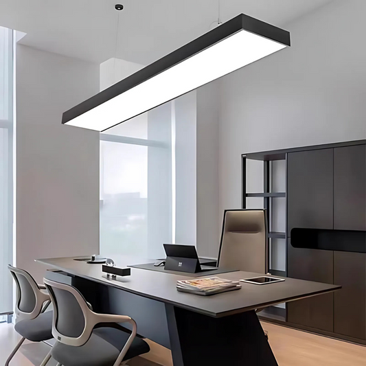 Lampadario a sospensione LED DARIN, 120cm, 23W, Altezza Regolabile, Luce Fredda, Lampadari Moderni Nero Titolo predefinito Alessandro Design
